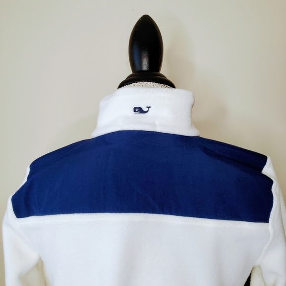 Vineyard Vines | NWOT XS White Sherpa Fleece Snap Placet Pullover - Picture 10 of 15